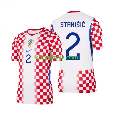 Billiga Fotbollströjor Kroatien Josip Stanisic 2 Hemma tröja WM 2026 Kortärmad